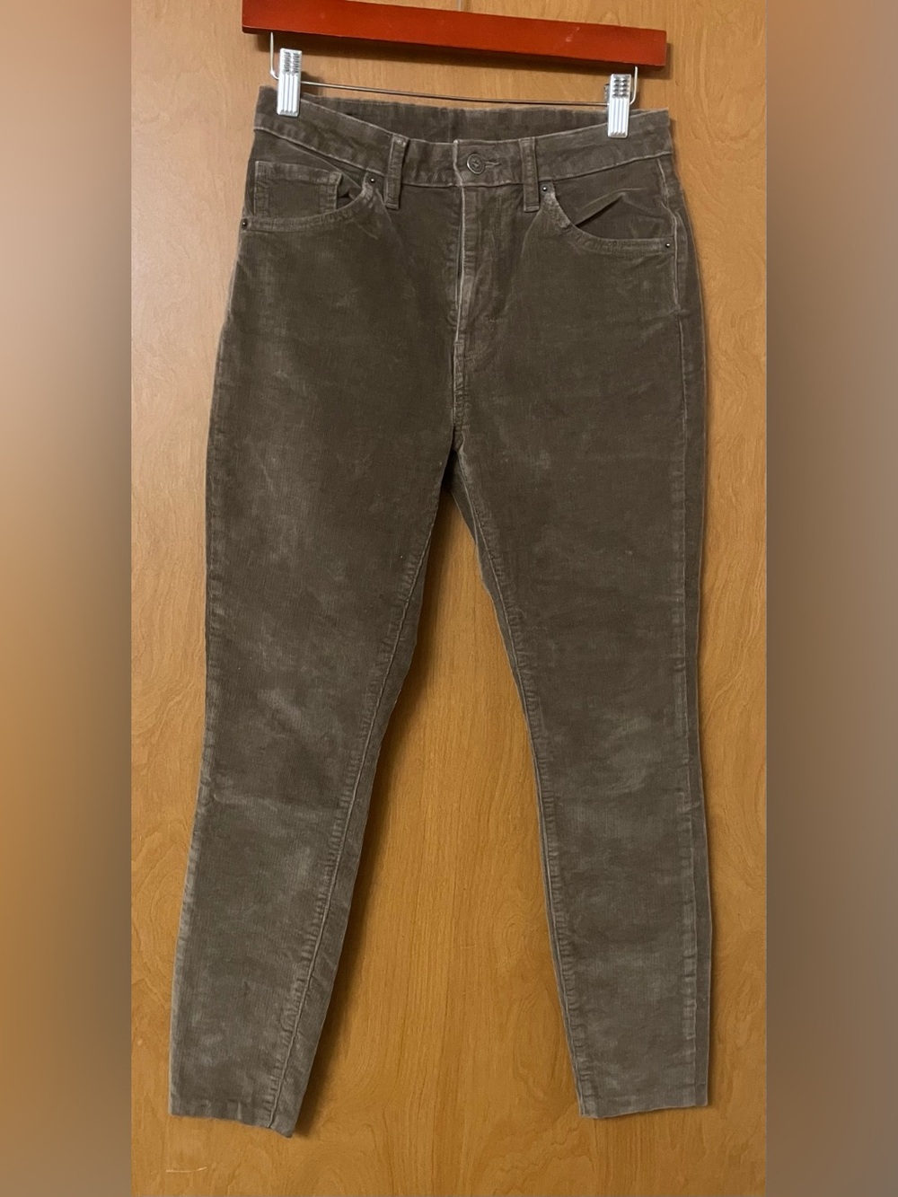 Patagonia Women's Brown Corduroy Straight Leg Organic Cotton Pants Size 28